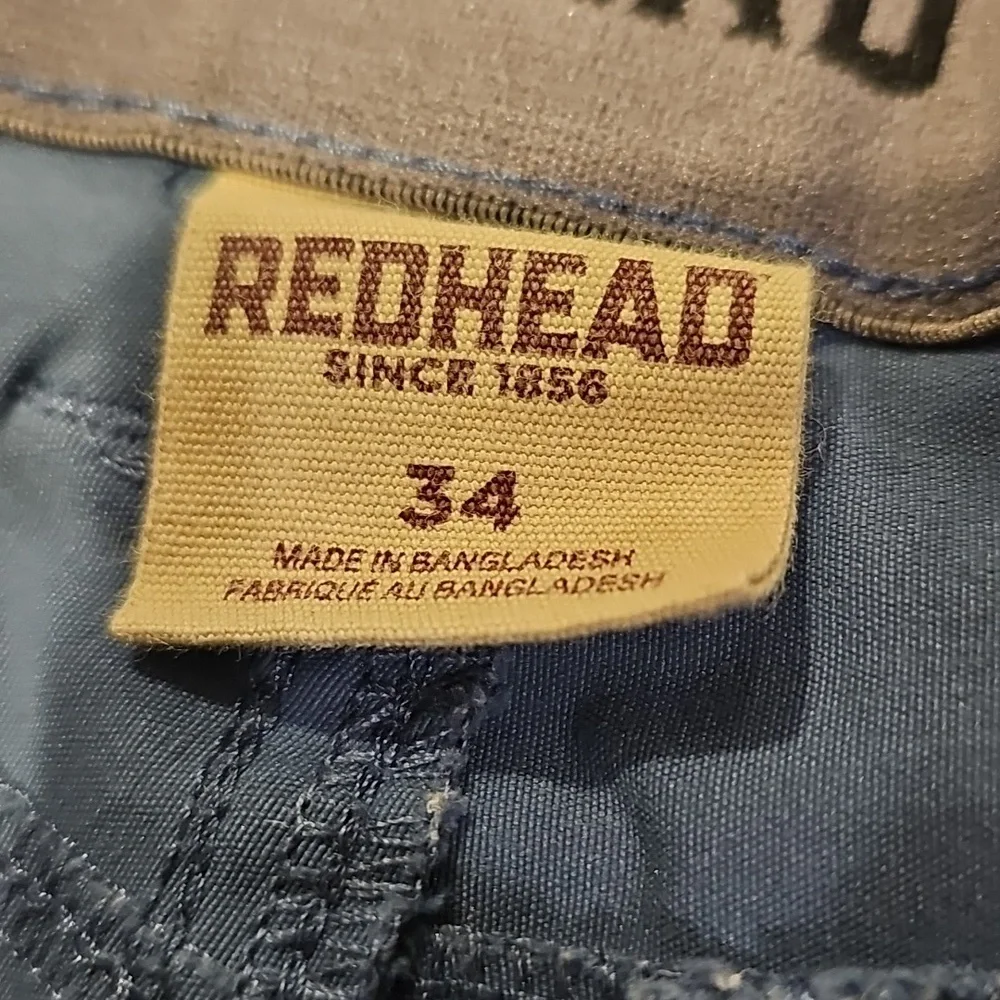 Redhead Mens Nylon Short Size 34 Blue - Picture 3 of 8